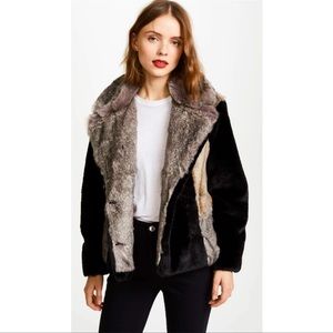 Rebecca Taylor FAUX FUR COAT